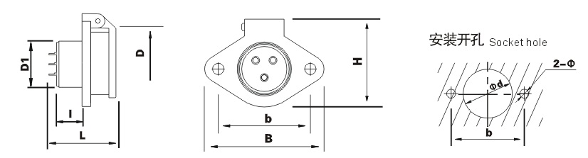 APF oval automatic cover waterproof socket image 2