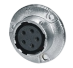 AMY round bayonet quick connect receptacle