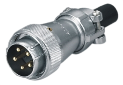 TH Straight two way fixed cable plug/IP55