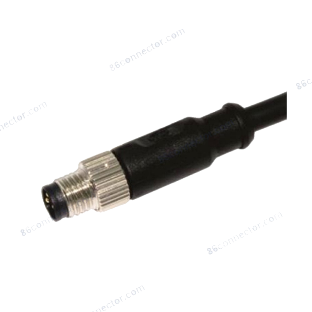 M8-13530 connector pin wire-lead M8x1-3-pin 4-pin 5-pin 6-pin 8-pin circular plug/receptacle /IP67