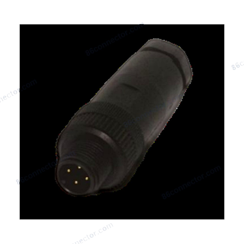 M12-12101 connector pin (male) 3-pin 4-pin 5-pin 8-pin 12-pin circular plug/receptacle