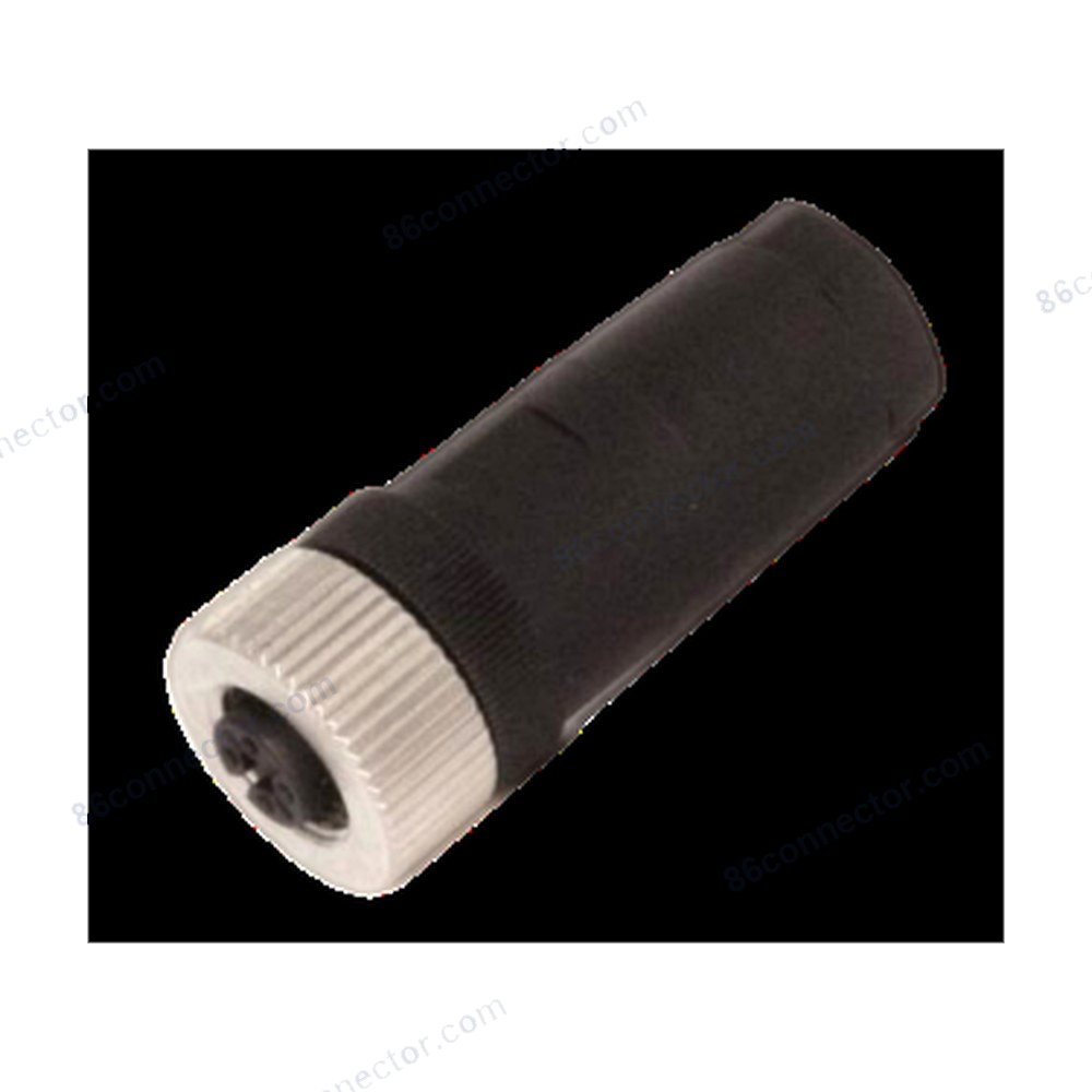 M12-12106 connector socket (female) 3-pin 4-pin 5-pin 8-pin 12-pin circular plug/receptacle