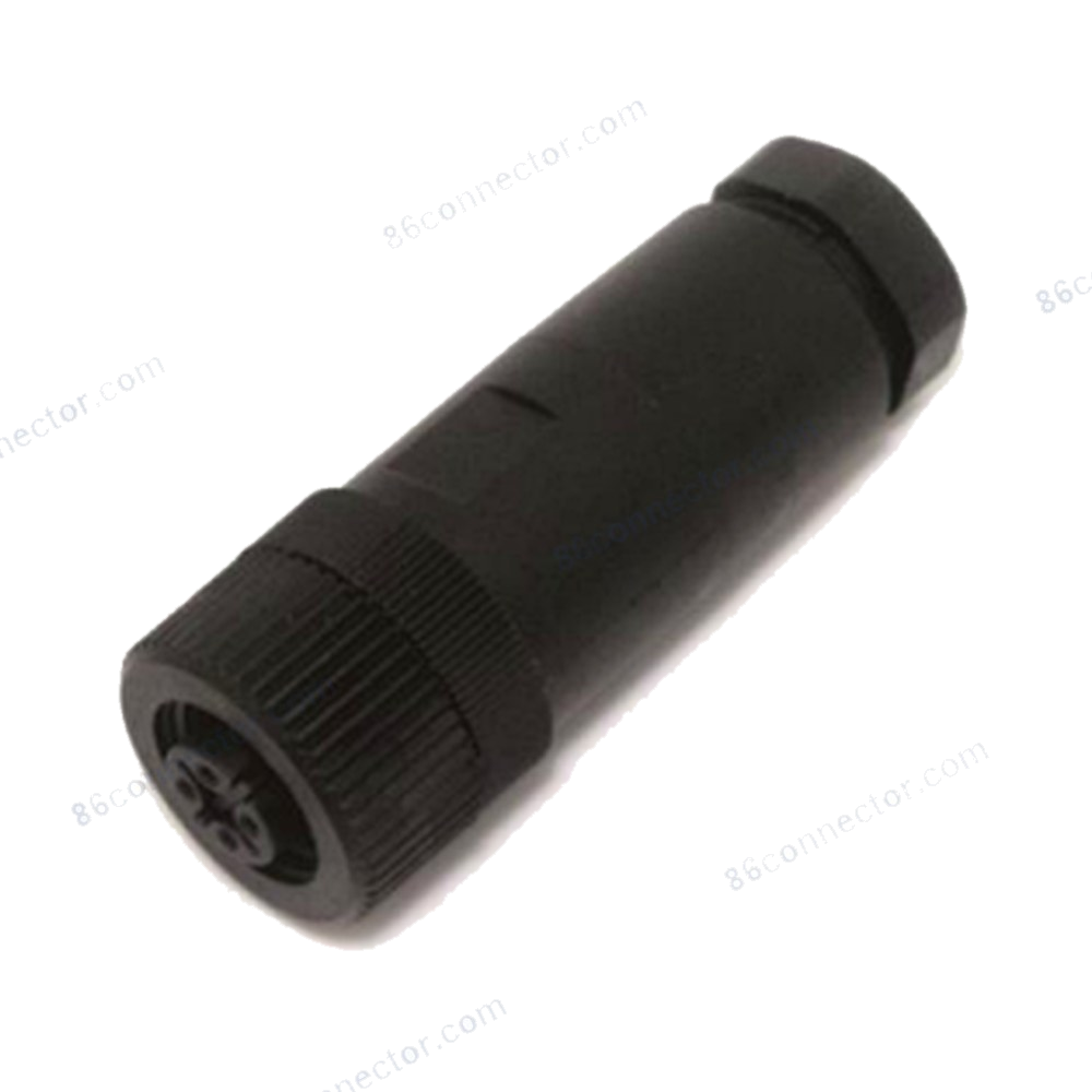 M12-12102 connector socket (female) 3-pin 4-pin 5-pin 8-pin 12-pin circular plug/receptacle