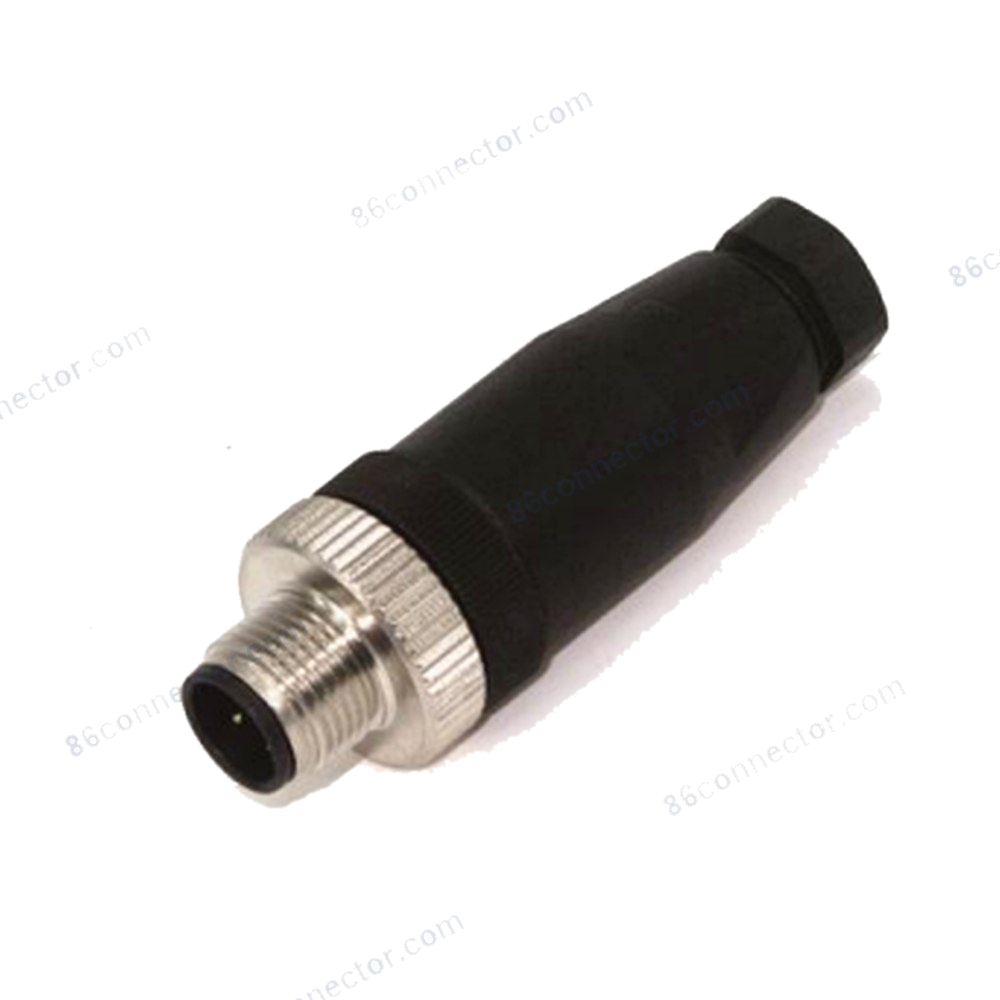 M12-12103 connector pin (male) metal lock 3-pin 4-pin 5-pin 8-pin 12-pin circular plug/receptacle