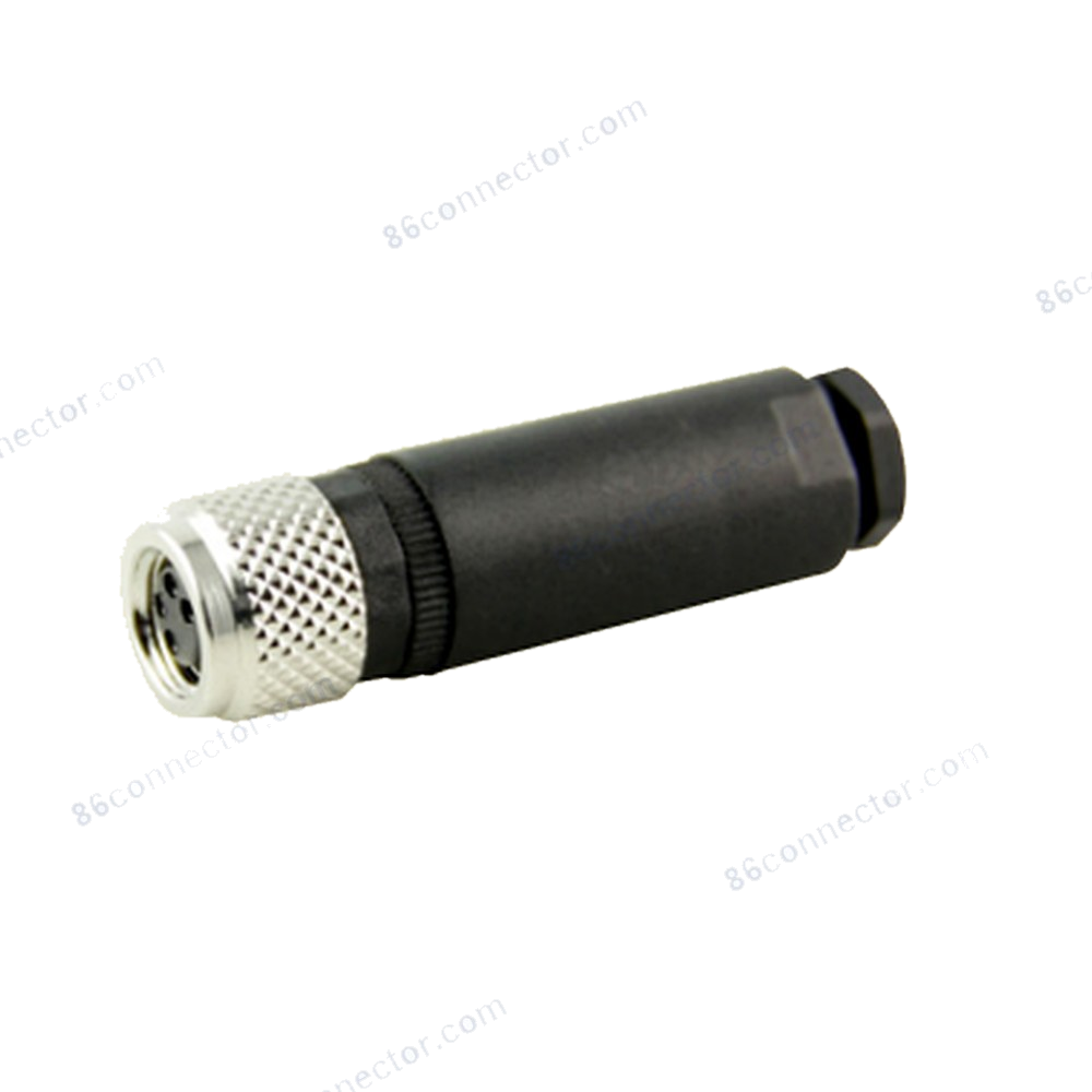 M8-A straight cable female plug/IP67