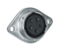 ATY oval bayonet quick connect receptacle