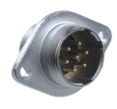 AT oval mounting receptacle