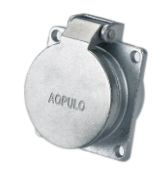 AK square automatic cover receptacle