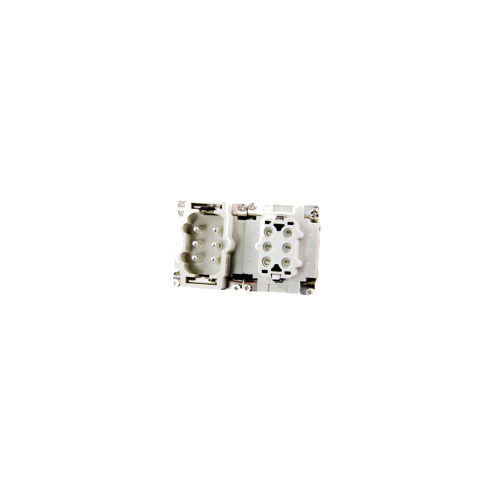 HT Heavy-Duty Series (H6T Shell ): HT-006-M&F, rated current 35A, M4 copper screw Crimp