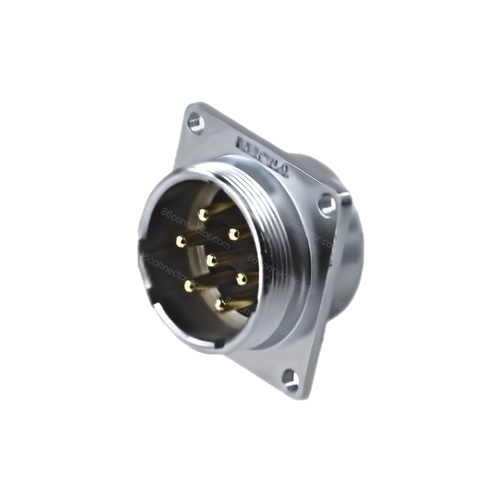 AS square mount receptacle