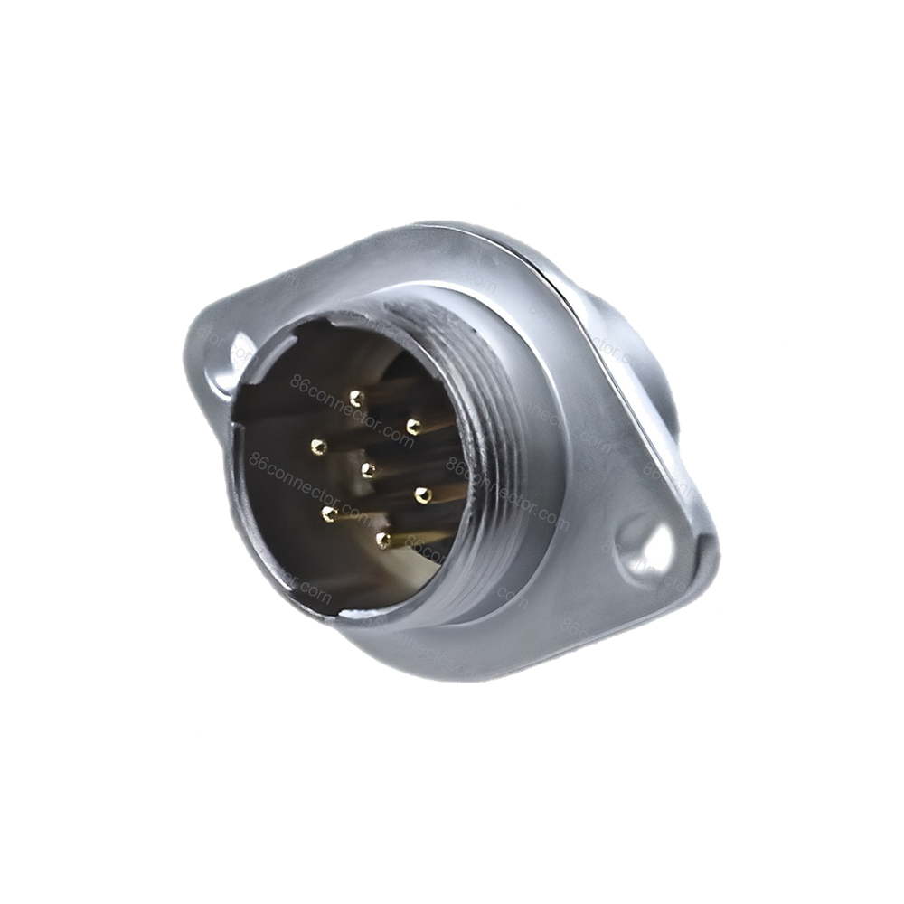 AT oval mounting receptacle