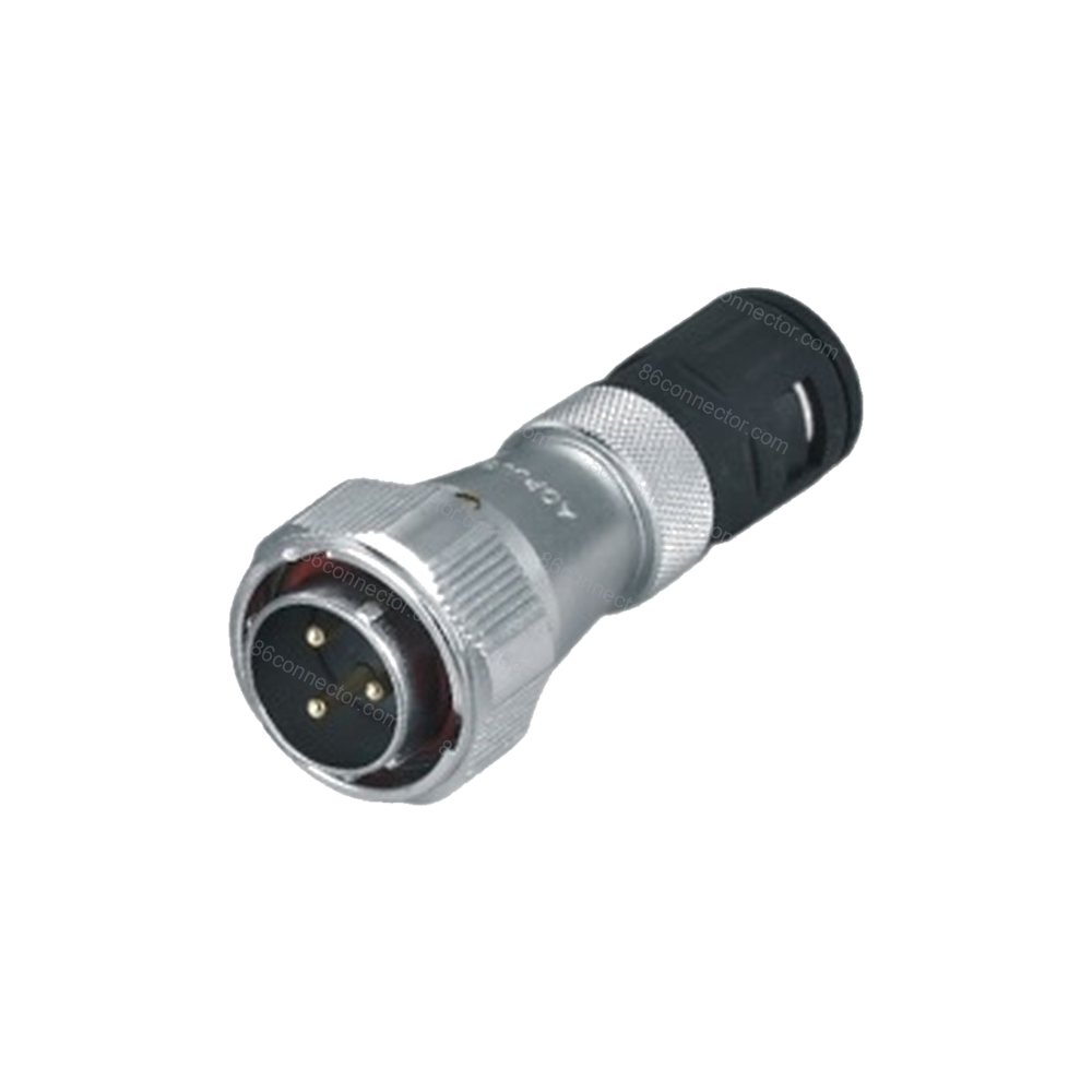 TN bayonet quick connect fixed nylon hose plug/IP55