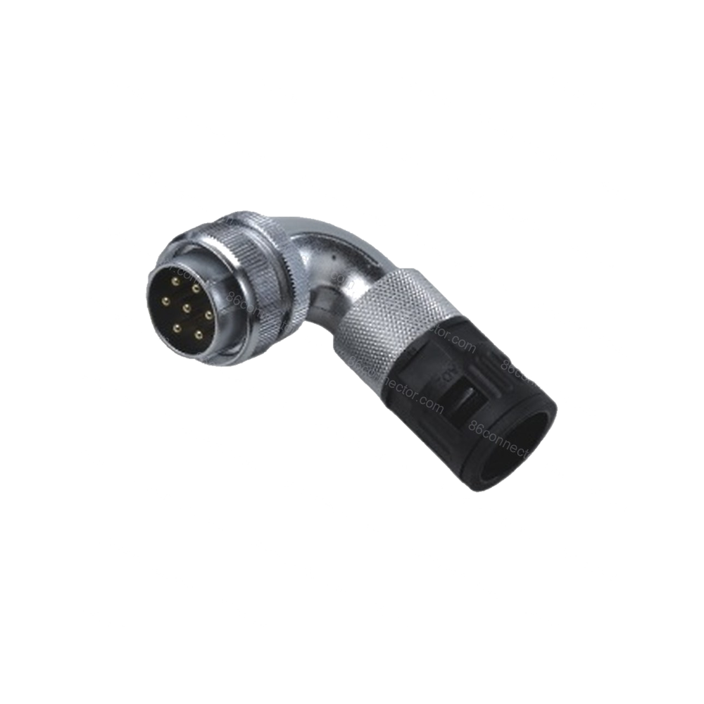 TC Curved nylon hose fixed plug/IP55