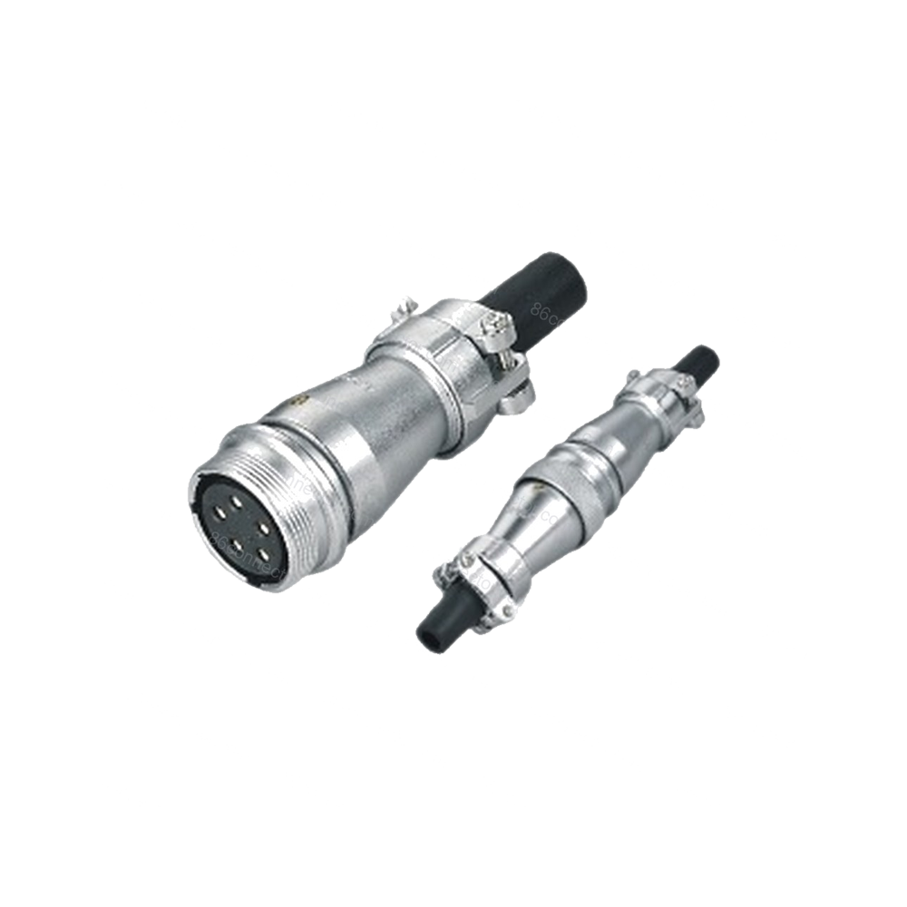 DH Straight Docking Bi-Directional Fixed Cable Plug/IP55 (Threaded/Bayonet)
