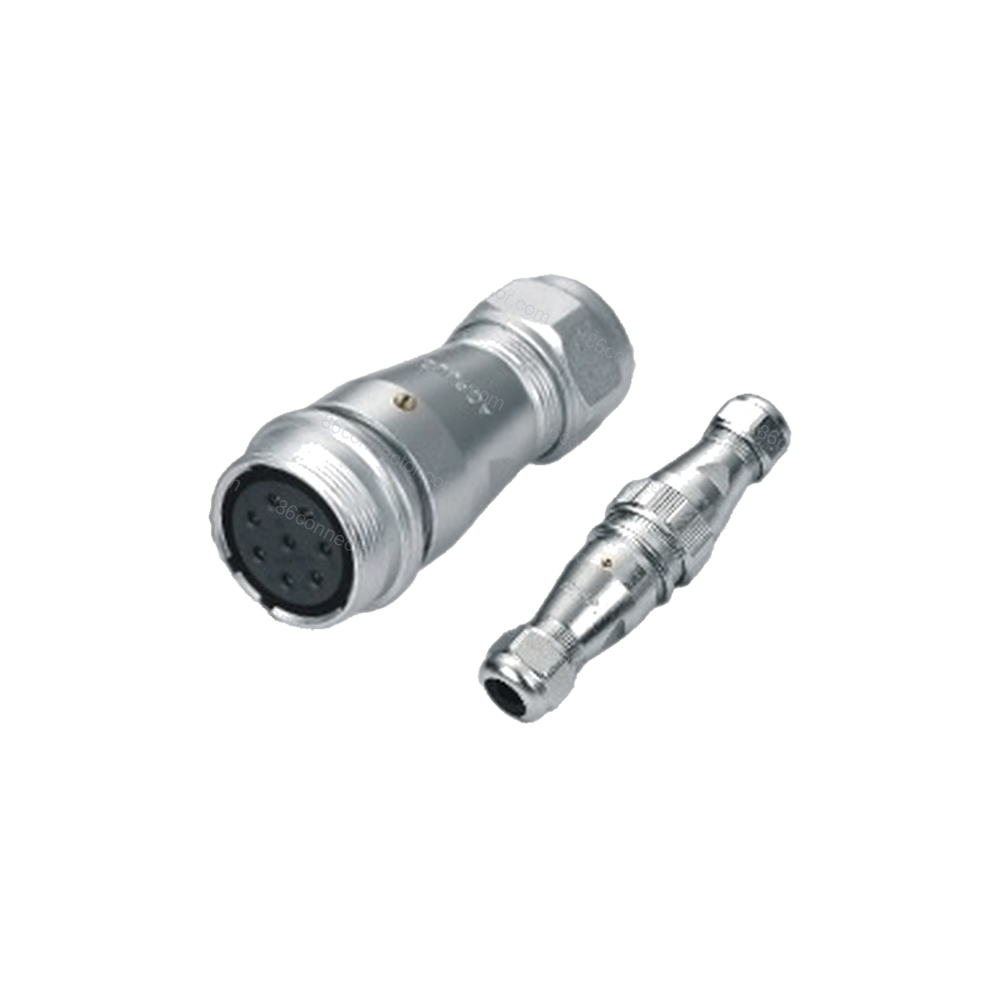 DG straight butt metal cord cap waterproof Receptacle /IP66 (threaded/bayonet)