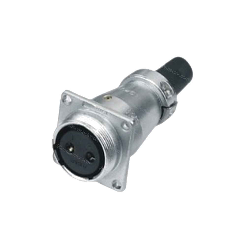 AS-ZQ square ribbon flange docking socket/IP44