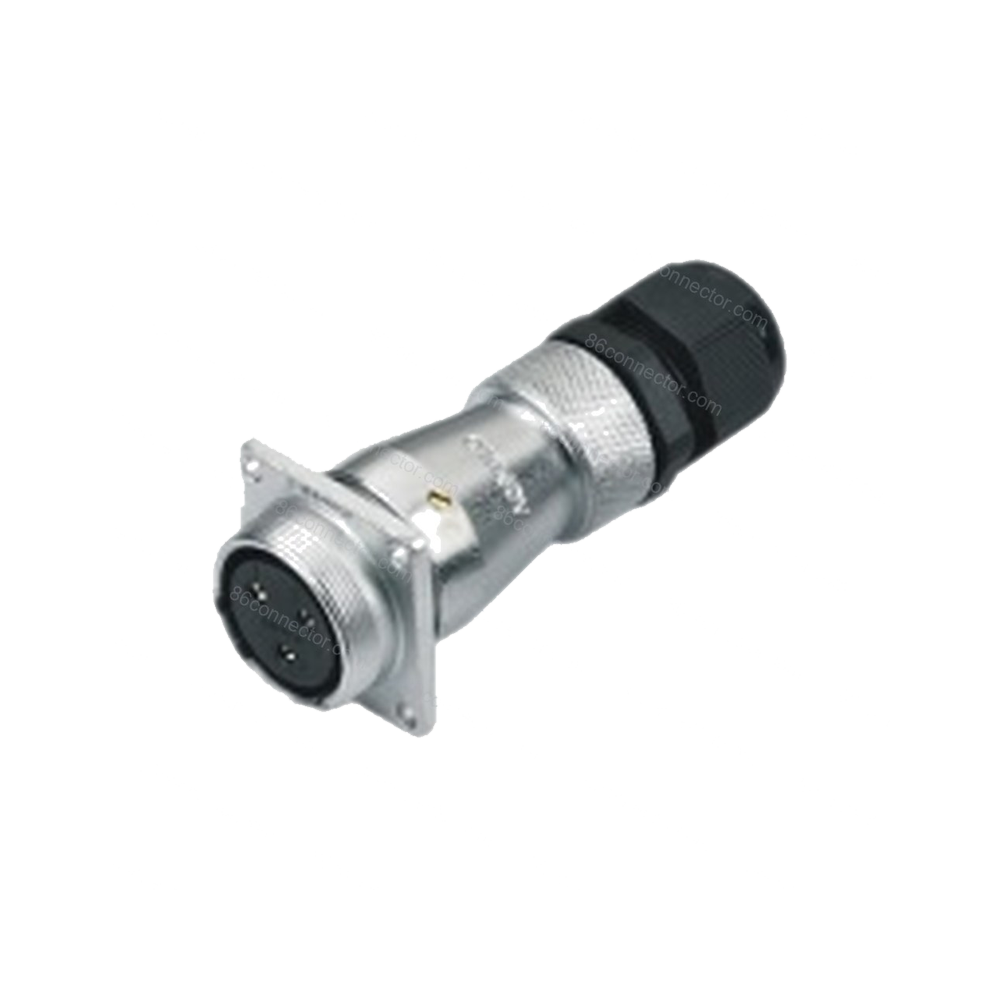 AF-ZF square reel with flange butt nylon cord cap waterproof socket/IP65