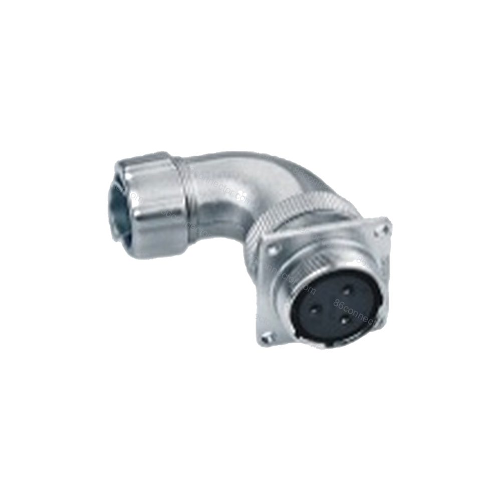 AS-ZR Curved Square Ribbon Flanged Butt Metal Hose Socket/IP44