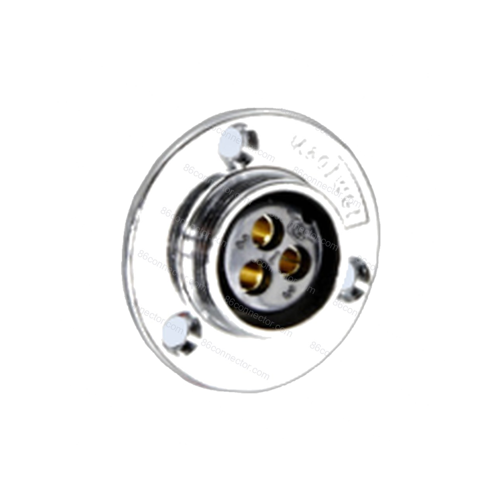 18MF-E 3-Hole Flange reverse-mount Receptacle /IP55