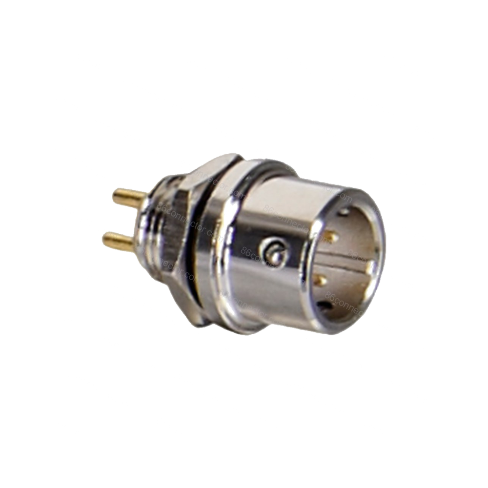 XS9-B board front mount male socket/IP65-Push-in quick locking-2 3 4 5pins