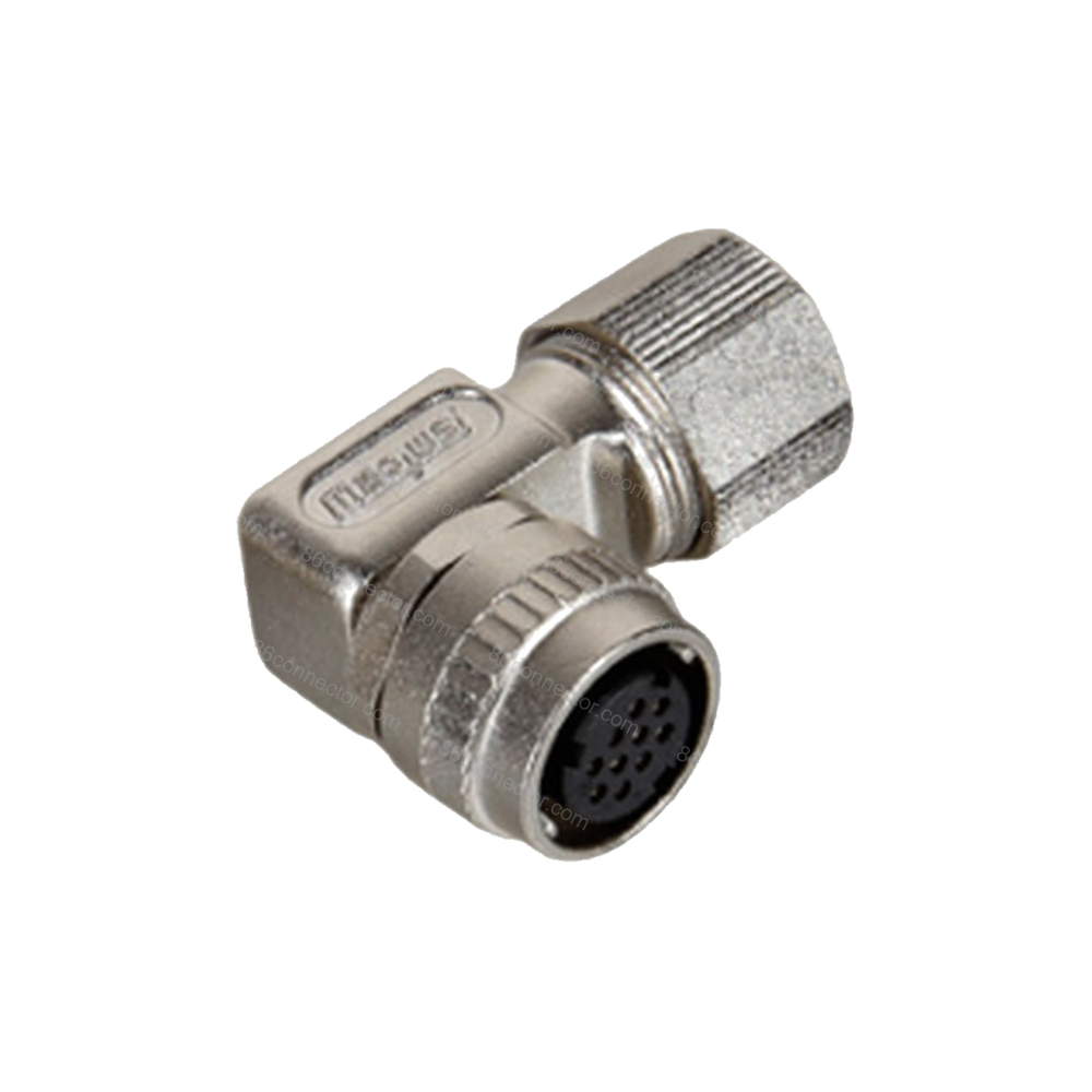 DK182-D Two Snap-On 90° Female Plug/IP67 (DDK CM10/JAE JN1V JN2V)