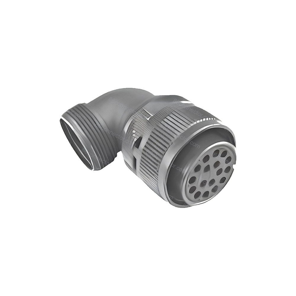 HMS3108A 90° angled solid shell plug water-tight