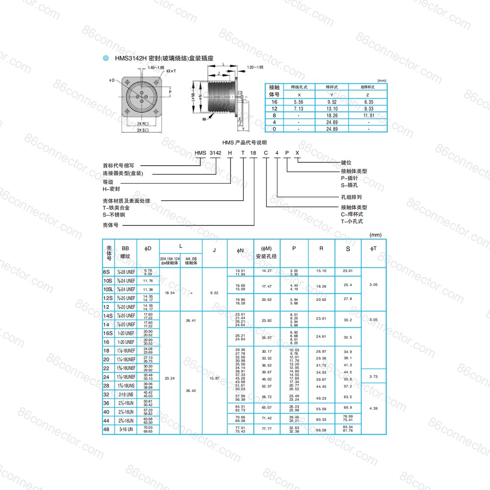 HMS3142H — Data drawing 1