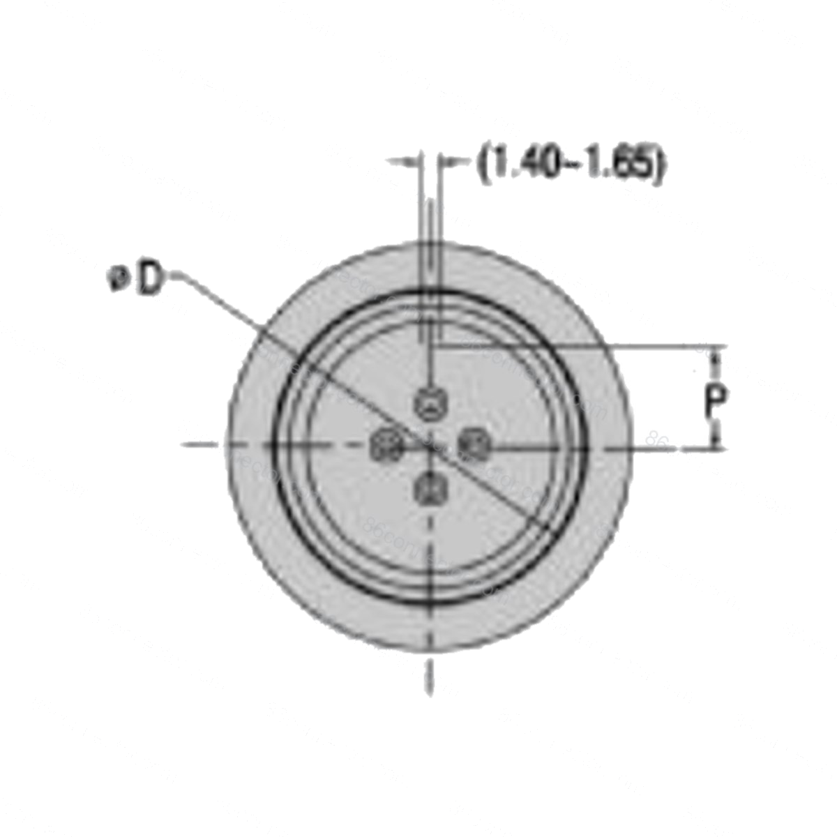 HMS3143 — HMS3143 soldering receptacle