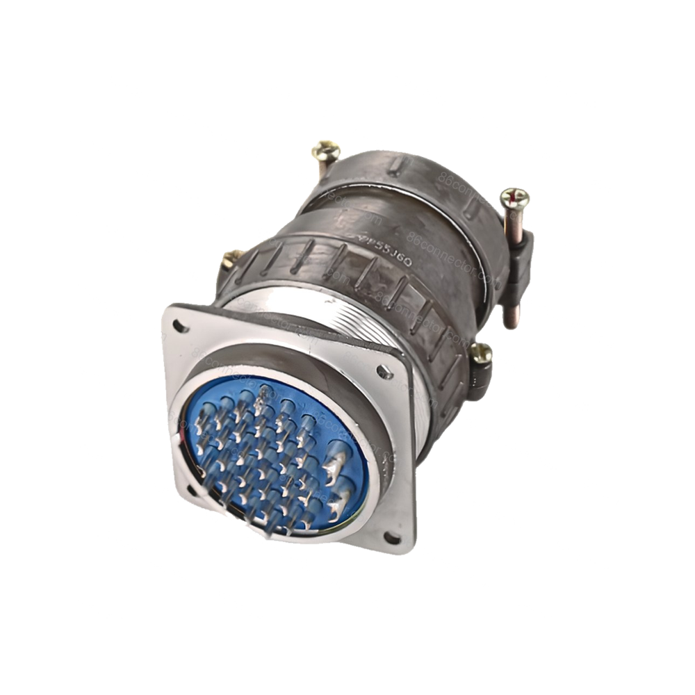 P55 Straight / Right-Angle Connector 30 Pos.,35 Pos. Aviation Plug Receptacle