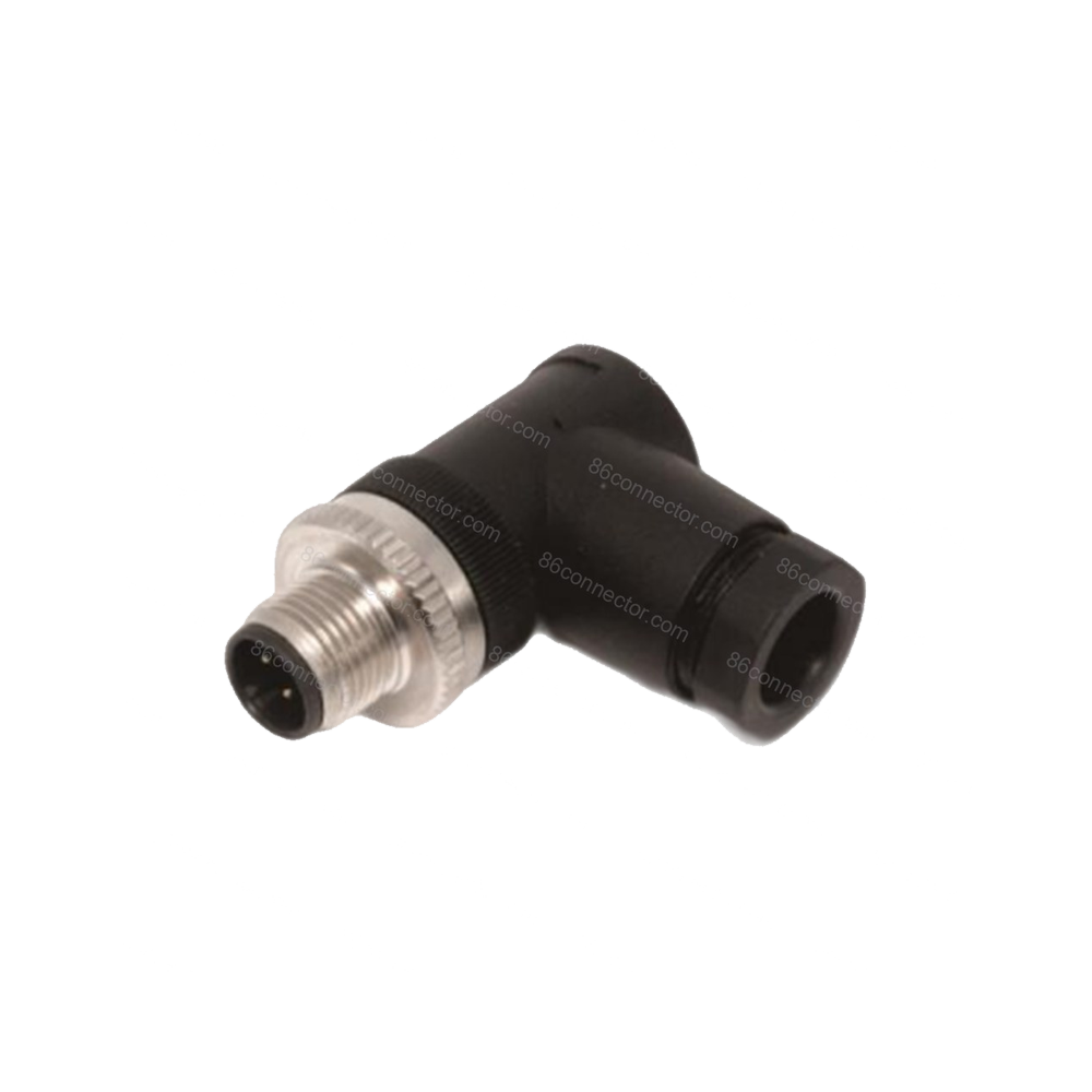 M12-12109 curved connector pin metal lock 3-pin 4-pin 5-pin 8-pin 12-pin aviation plug socket