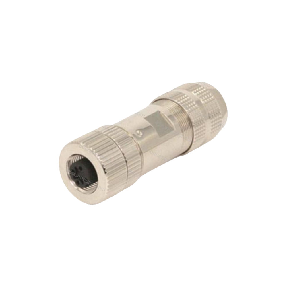 M12-12202 connector straight hole type shielding 3-pin 4-pin 5-pin 8-pin 12-pin aviation plug socket