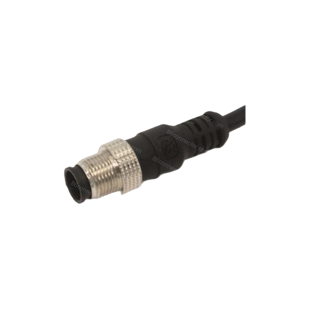 M12-12401 cast cable connector pin 180 degree 3 core 4 core 5 core 8 core 12 core aviation plug socket