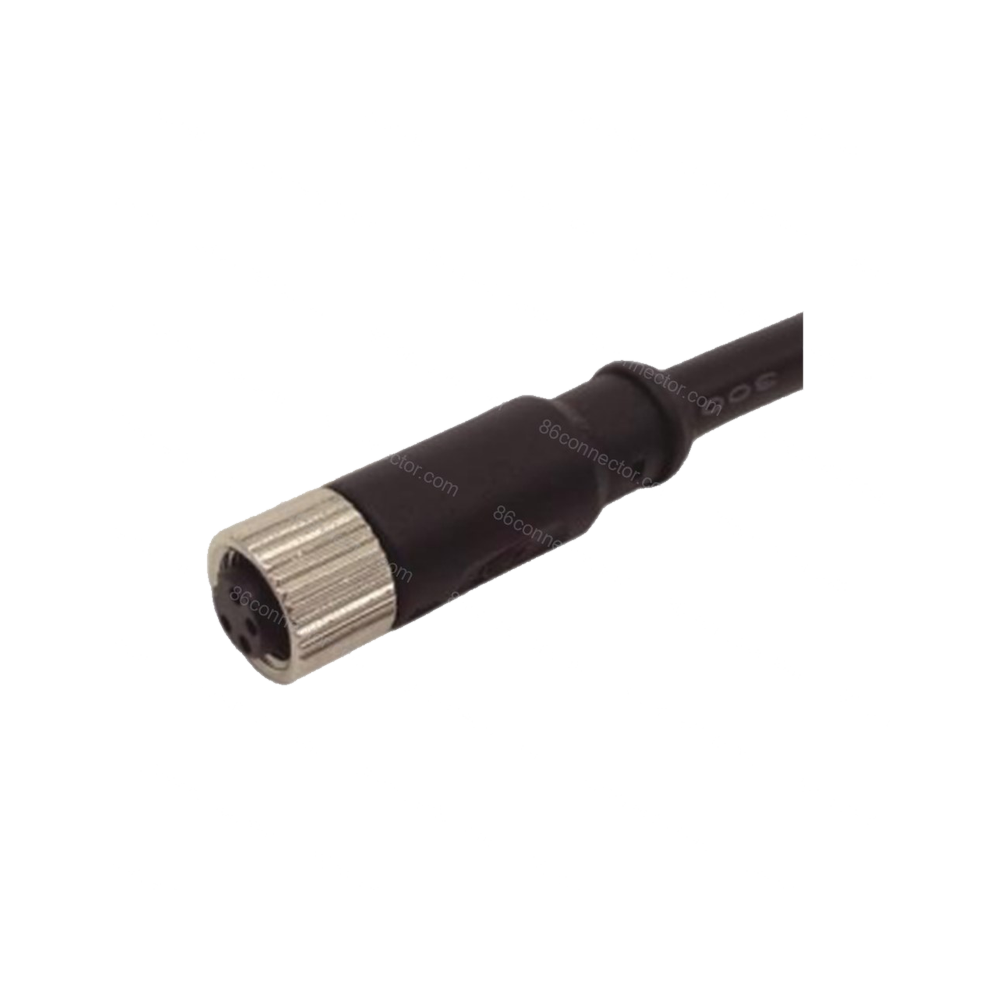 M8-13530 pouring straight connector hole with cable M8x1-3 core 4 core 5 core 6 core 8 core aviation plug socket / IP67