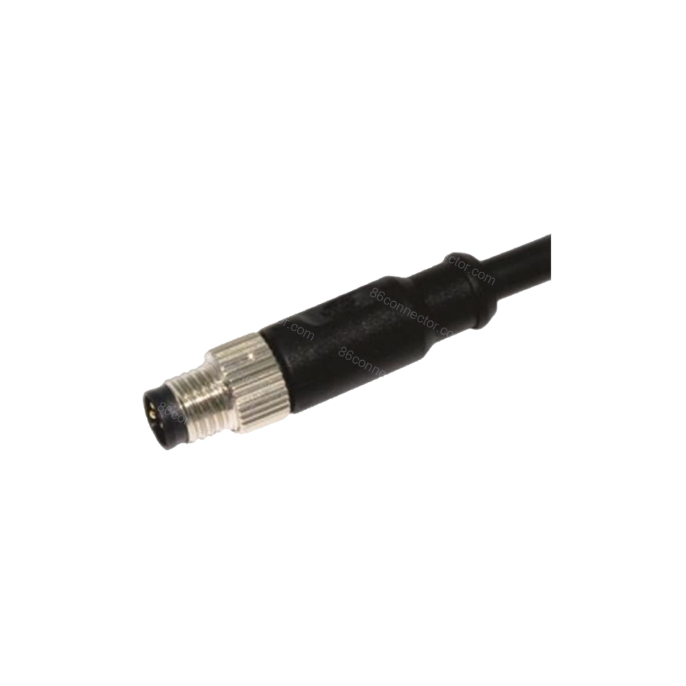 M8-13530 Pouring Straight Connector Pin With Cable M8x1-3 Core 4 Core 5 Core 6 Core 8 Core Aviation Plug Socket /IP67