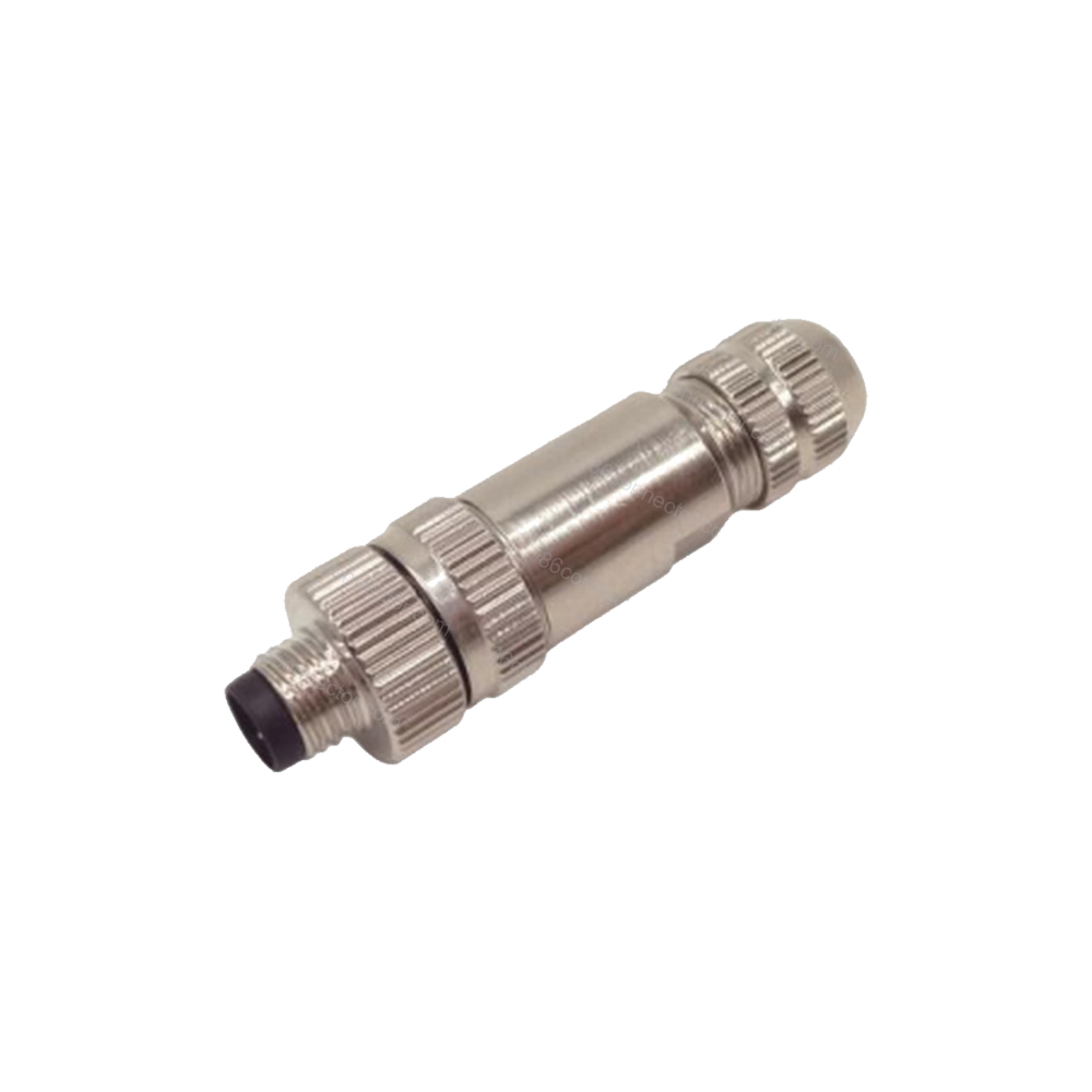 M8-11121 Straight Cable Connector Pin Shield Crimping -3 Core 4 Core 5 Core 6 Core 8 Core Aviation Plug Socket /IP67