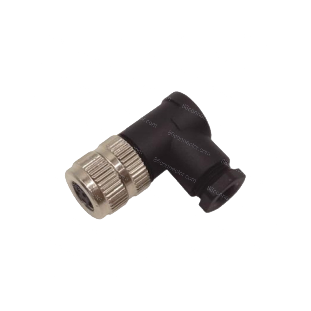 M8-21111 Angle Angle Right Angle Connector Hole Crimping — 3 Core 4 Core Aviation Plug Socket /IP67