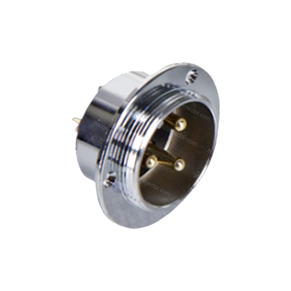 25M-E 3-Hole Flange Male Receptacle /IP55