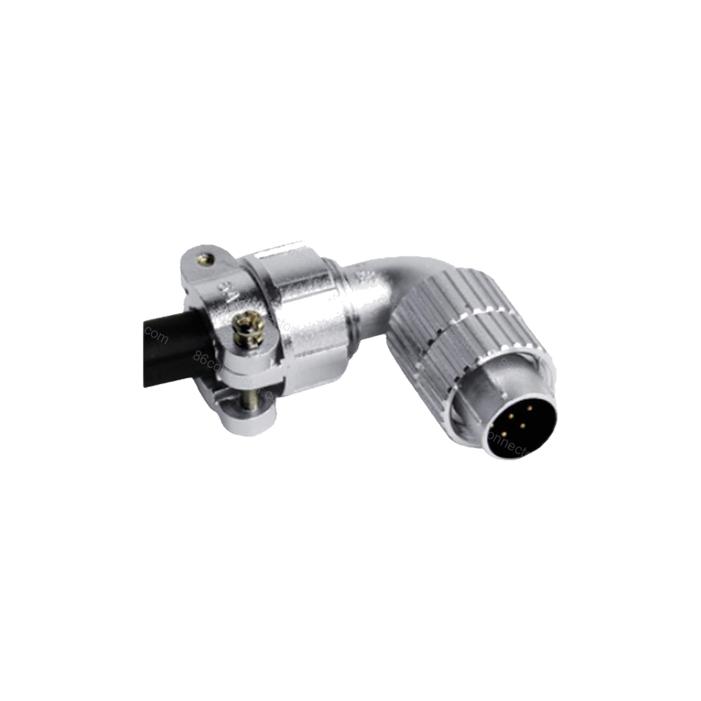 P16F-D 90° cable male plug — IP55