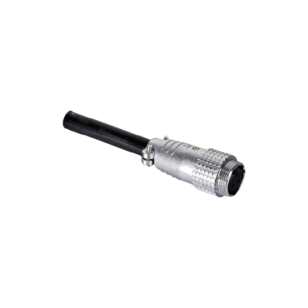 P16F-K Cable Docking Female Plug — IP55