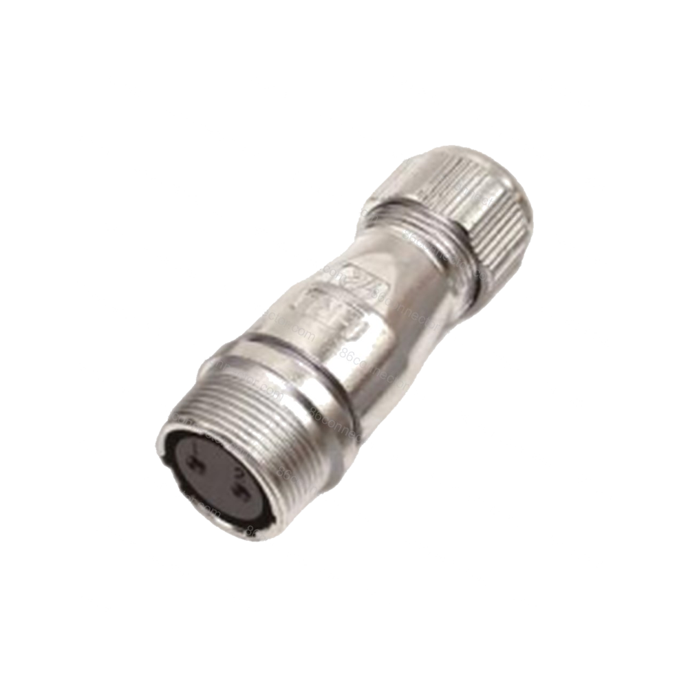 HW-YE Straight Flange-Mount Metal Cable Gland Waterproof Receptacle IP67
