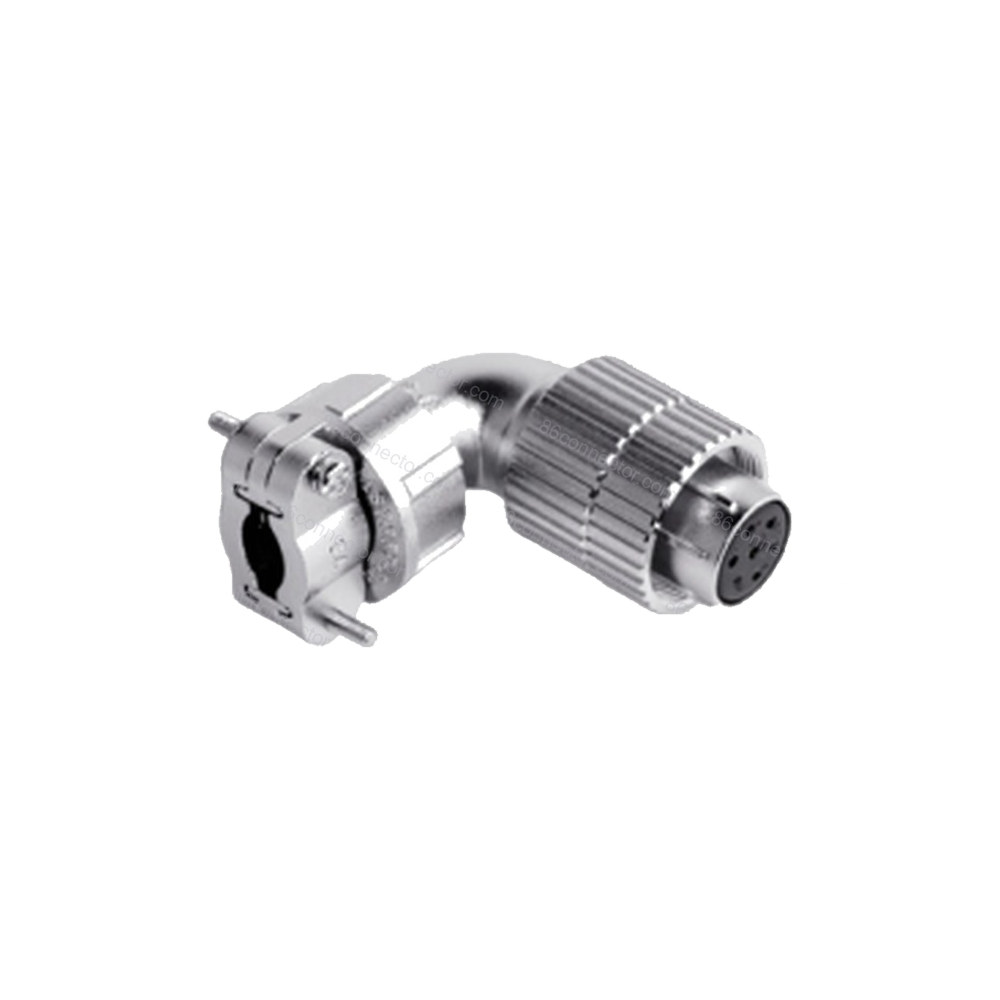 P20-D 90° cable female plug