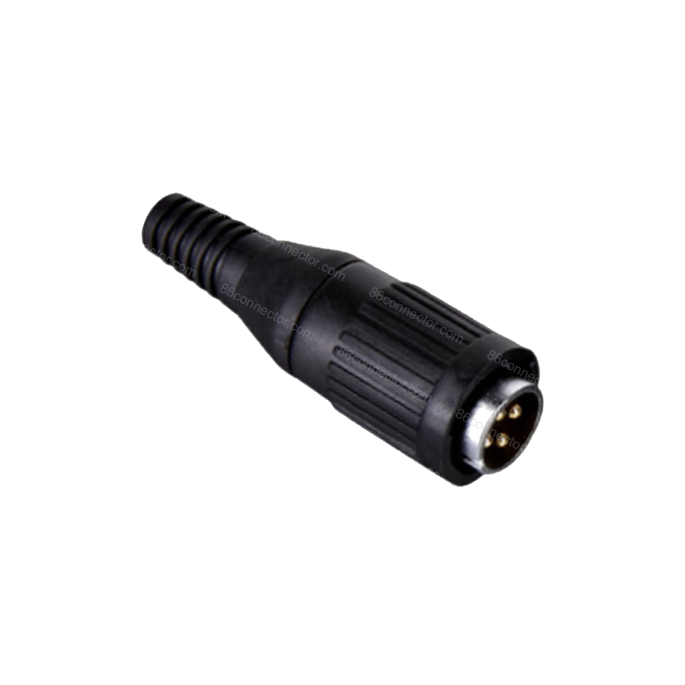 P20WF-A straight cable male plug IP65