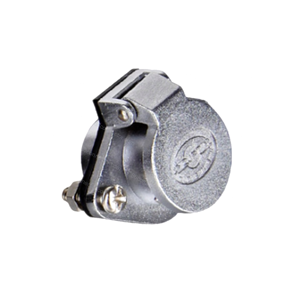 P20WF-B 2-pin flange female socket IP65