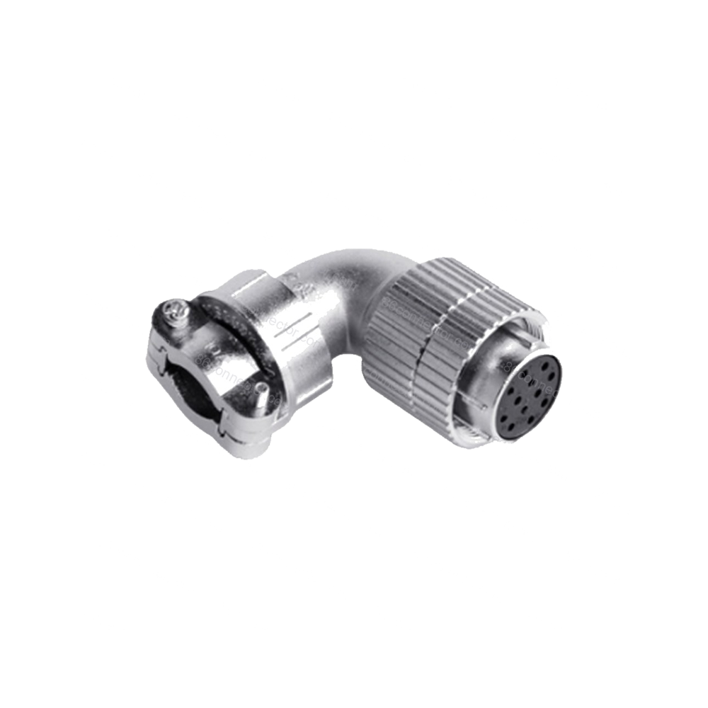 P24-D 90° cable female plug IP55