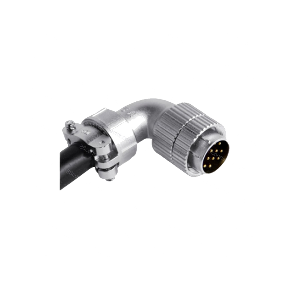 P24F-D 90° cable male plug IP55