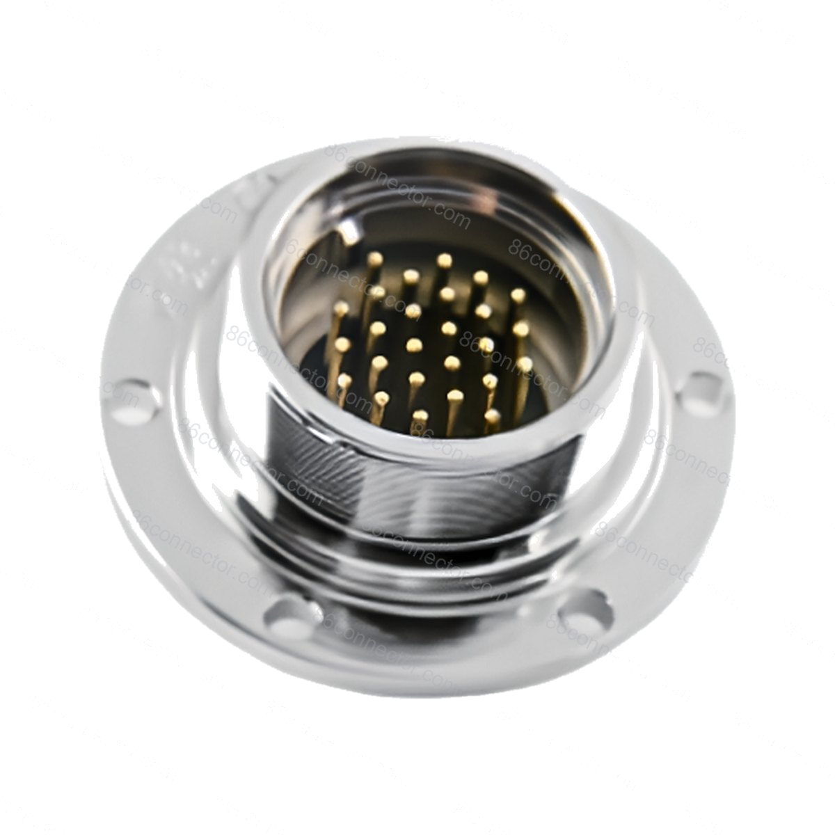 YD50M-E Round-flanged receptacle, 26 pin, 16A/220V, IP6