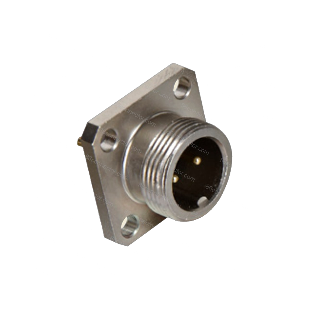 16G-H Square Waterproof Receptacle: 2-3-4-5-6-7-8-10-12 Pin/IP67