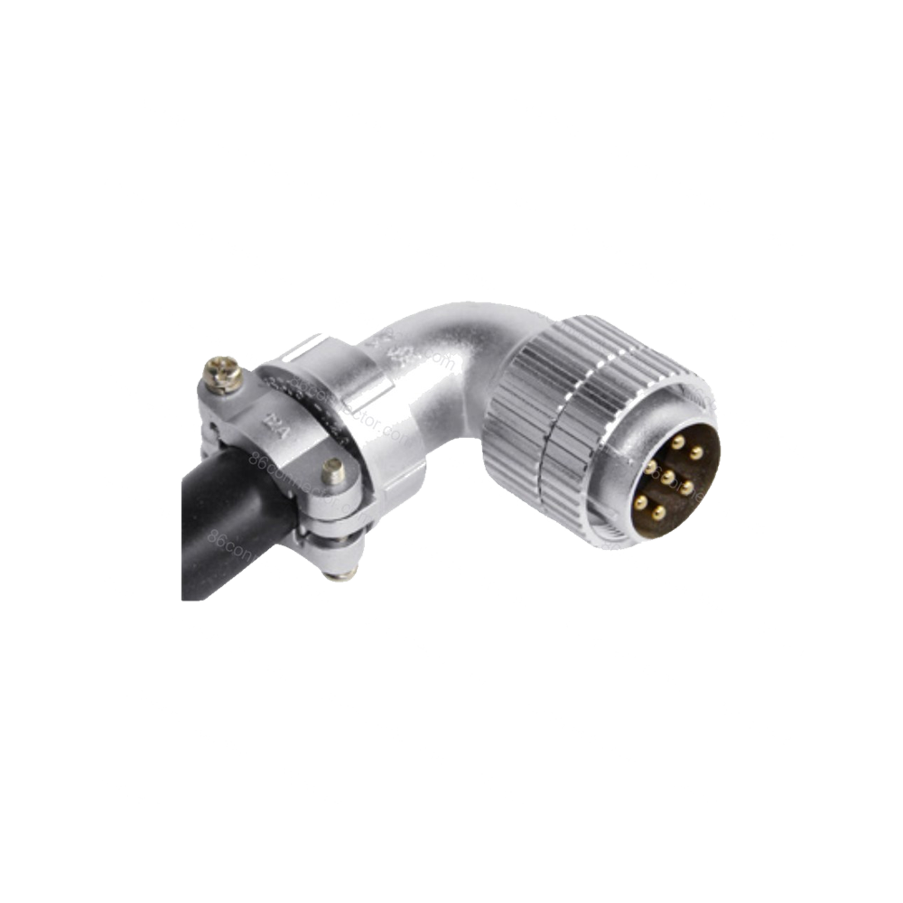 P28F-D 90° cable male plug IP55
