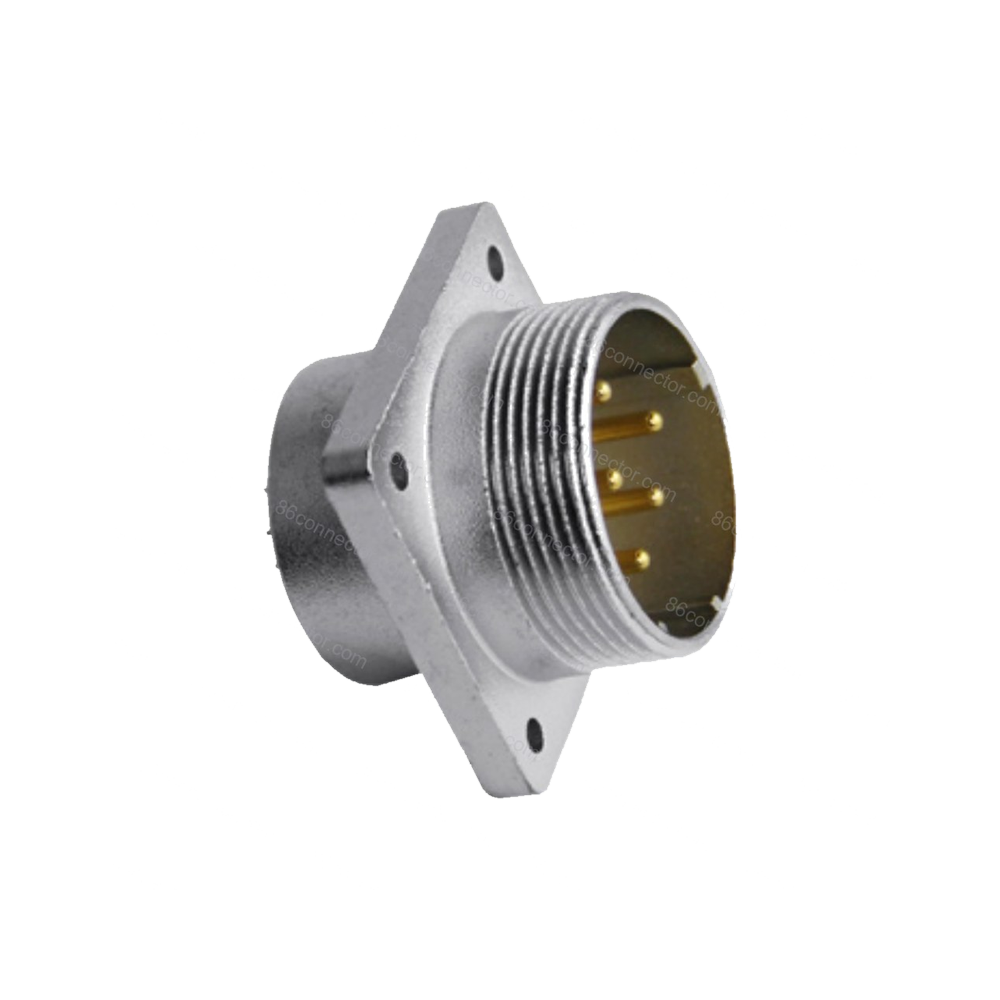 P32-B Square male socket IP55
