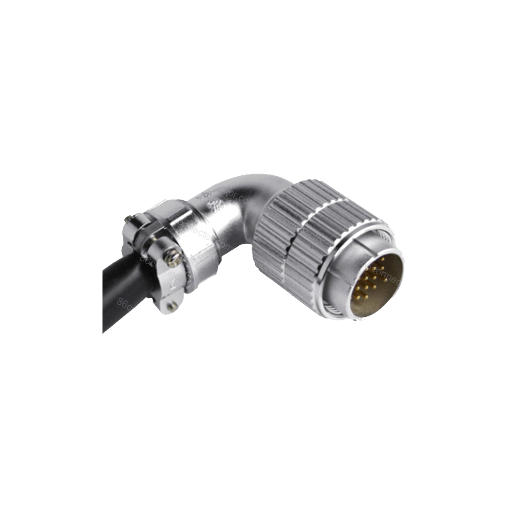 P32F-D 90° cable male plug IP55
